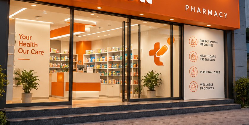 Inside a tablett’ pharmacy
